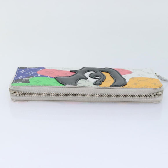 LOUIS VUITTON Monogram LV Portrait Zippy Vertical Wallet M82590 LV Auth 92757A