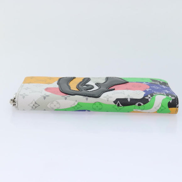 LOUIS VUITTON Monogram LV Portrait Zippy Vertical Wallet M82590 LV Auth 92757AM