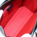 CELINE Hand Bag Leather Black Gold Auth 92770-11