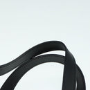 CELINE Hand Bag Leather Black Gold Auth 92770-8