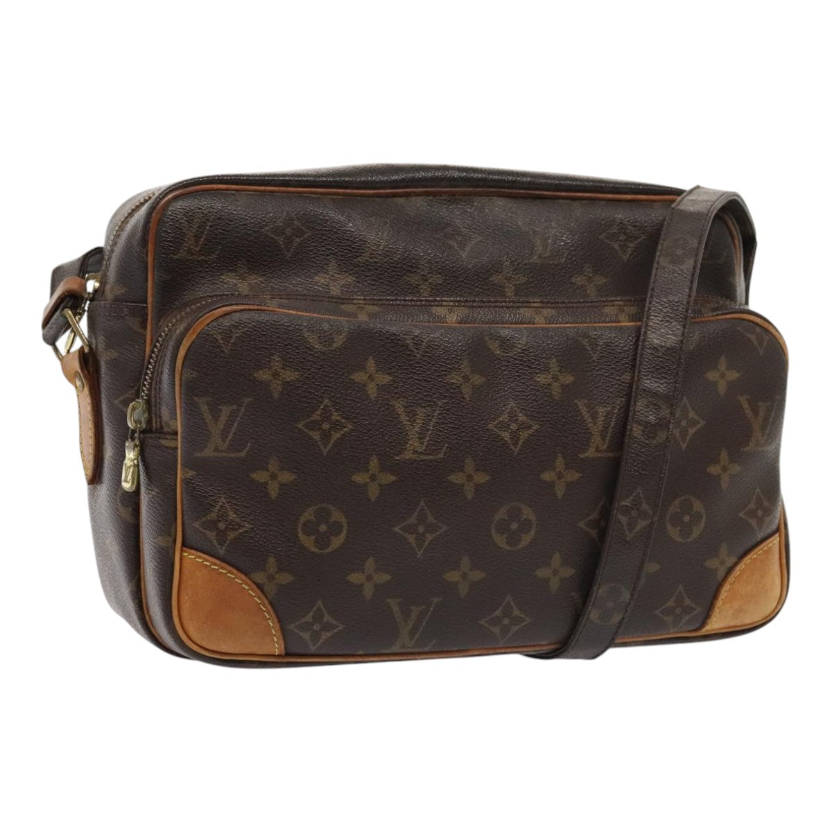 LOUIS VUITTON Monogram Nile Shoulder Bag M45244 LV Auth 92789