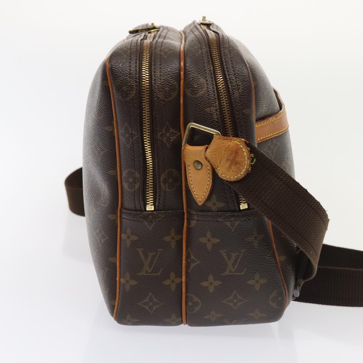 LOUIS VUITTON Monogram Reporter GM Shoulder Bag M45252 LV Auth 92794