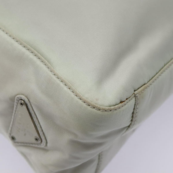 PRADA Tote Bag Nylon Gray Auth 92828