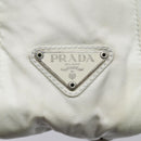 PRADA Tote Bag Nylon Gray Auth 92828-19