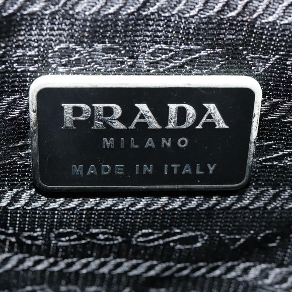 PRADA Tote Bag Nylon Gray Auth 92828
