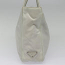 PRADA Tote Bag Nylon Gray Auth 92828-6