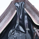 BURBERRY Nova Check Shoulder Bag Nylon Beige Silver Auth 92838-18