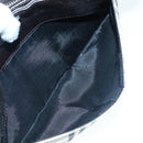 BURBERRY Nova Check Shoulder Bag Nylon Beige Silver Auth 92838-22