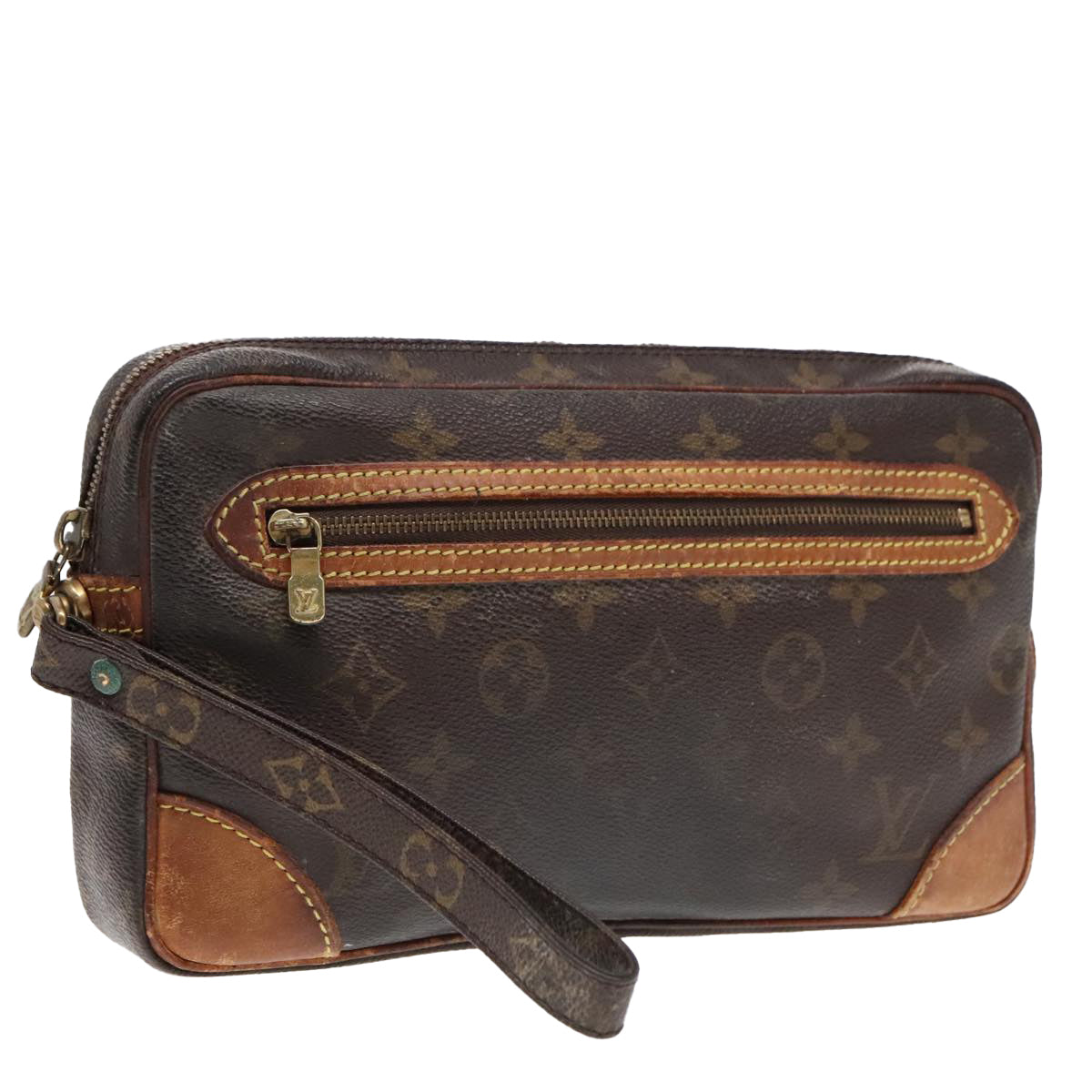 LOUIS VUITTON Monogram Marly Dragonne GM Clutch Bag M51825 LV Auth 92844