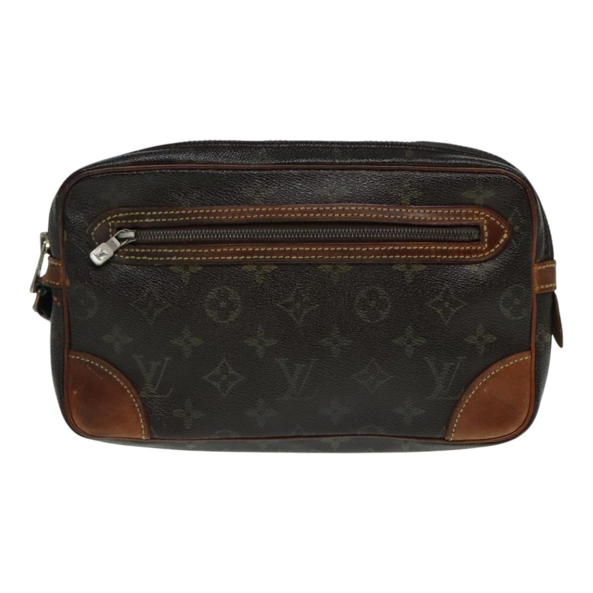 LOUIS VUITTON Monogram Marly Dragonne GM Clutch Bag M51825 LV Auth 92845