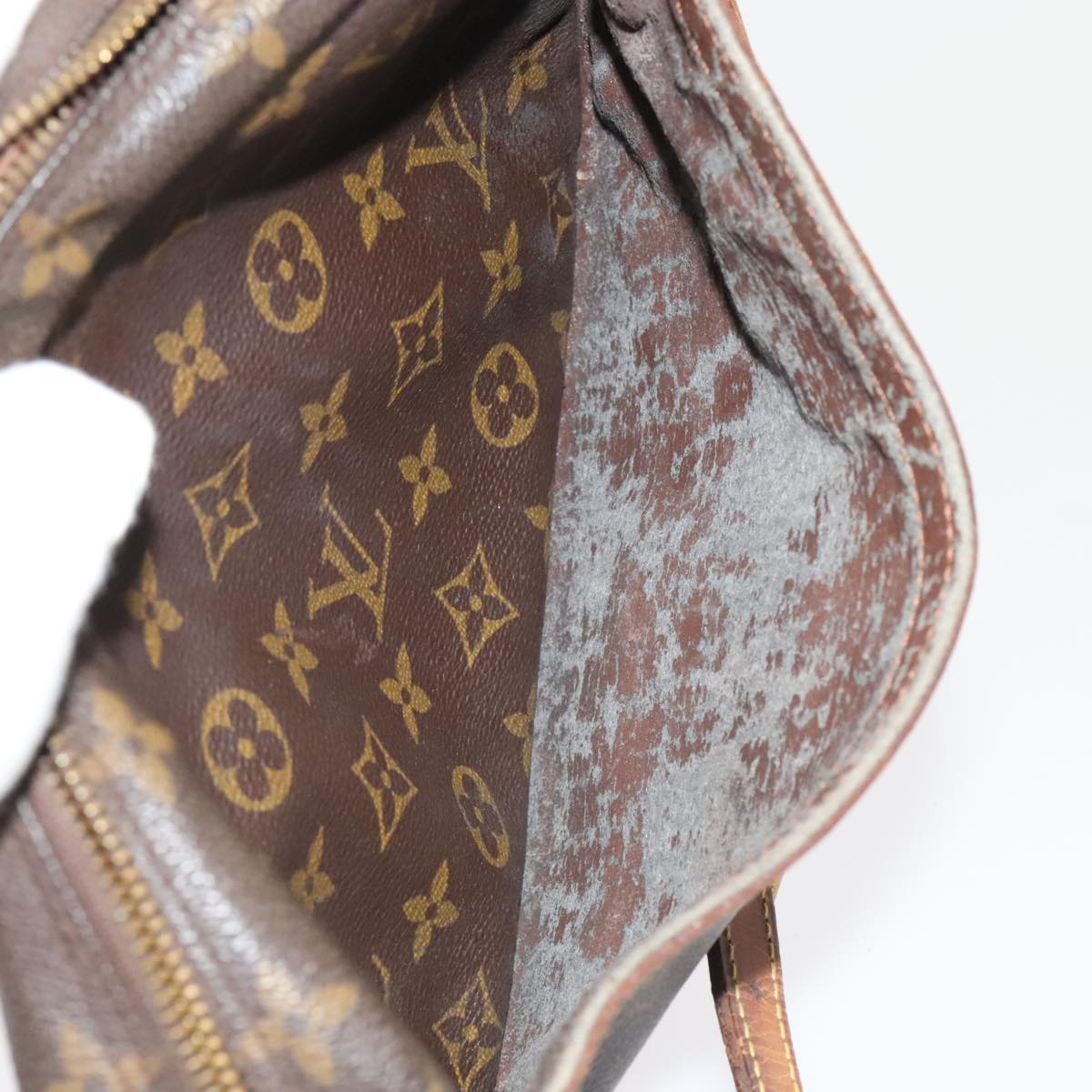 LOUIS VUITTON Monogram Jeune Fille MM Shoulder Bag M51226 LV Auth 92849