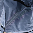 CELINE Tote Bag Nylon Black Gold Auth 92857-10