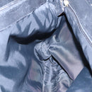 CELINE Tote Bag Nylon Black Gold Auth 92857-19