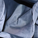 CELINE Tote Bag Nylon Black Gold Auth 92857-20