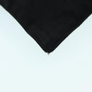 PRADA Shoulder Bag Nylon Black Silver Auth 92858-18