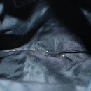 PRADA Shoulder Bag Nylon Black Silver Auth 92858-9