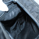 PRADA Shoulder Bag Nylon Black Silver Auth 92858-22