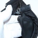 PRADA Shoulder Bag Nylon Black Silver Auth 92858-10