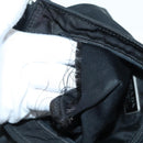 PRADA Shoulder Bag Nylon Black Silver Auth 92858-11