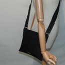 PRADA Shoulder Bag Nylon Black Silver Auth 92858-26