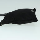 PRADA Shoulder Bag Nylon Black Silver Auth 92858-4