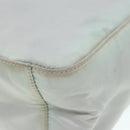 PRADA Tote Bag Nylon Light Blue Silver Auth 92863-14
