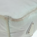 PRADA Tote Bag Nylon Light Blue Silver Auth 92863-16