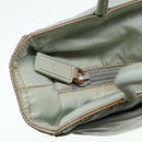 PRADA Tote Bag Nylon Light Blue Silver Auth 92863-19