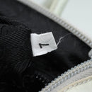 PRADA Tote Bag Nylon Light Blue Silver Auth 92863-11