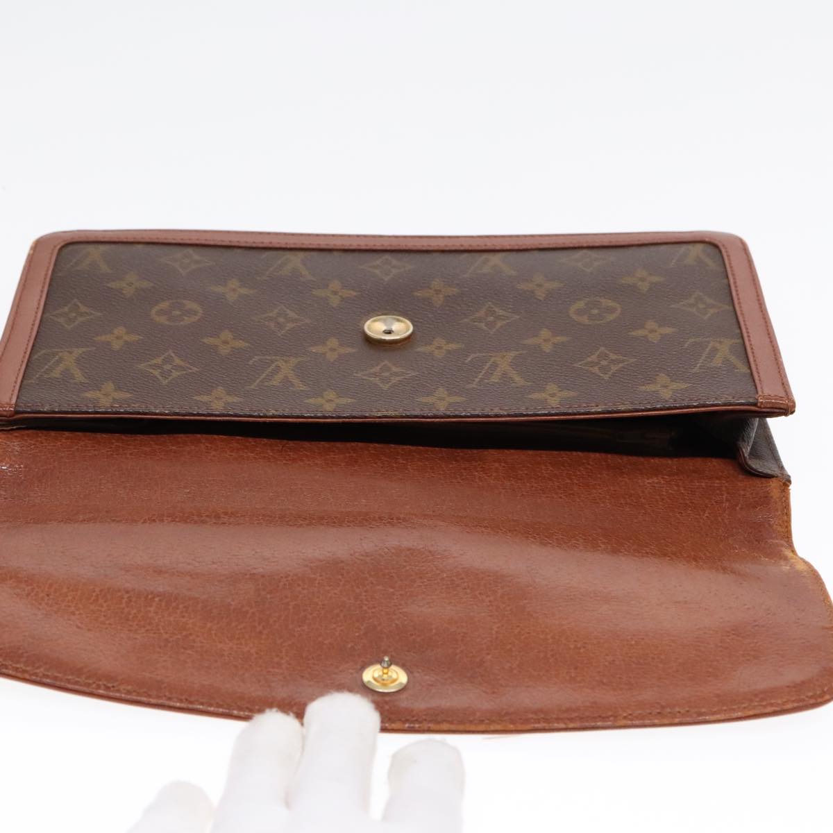 LOUIS VUITTON Monogram Pochette Dam GM Clutch Bag Vintage M51810 LV Auth 92864