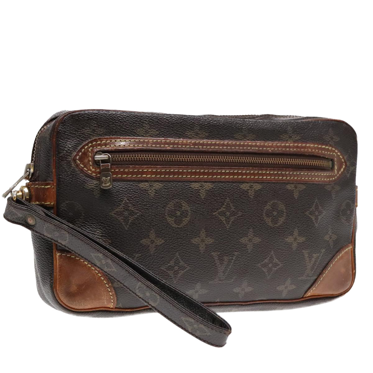 LOUIS VUITTON Monogram Marly Dragonne GM Clutch Bag M51825 LV Auth 92865