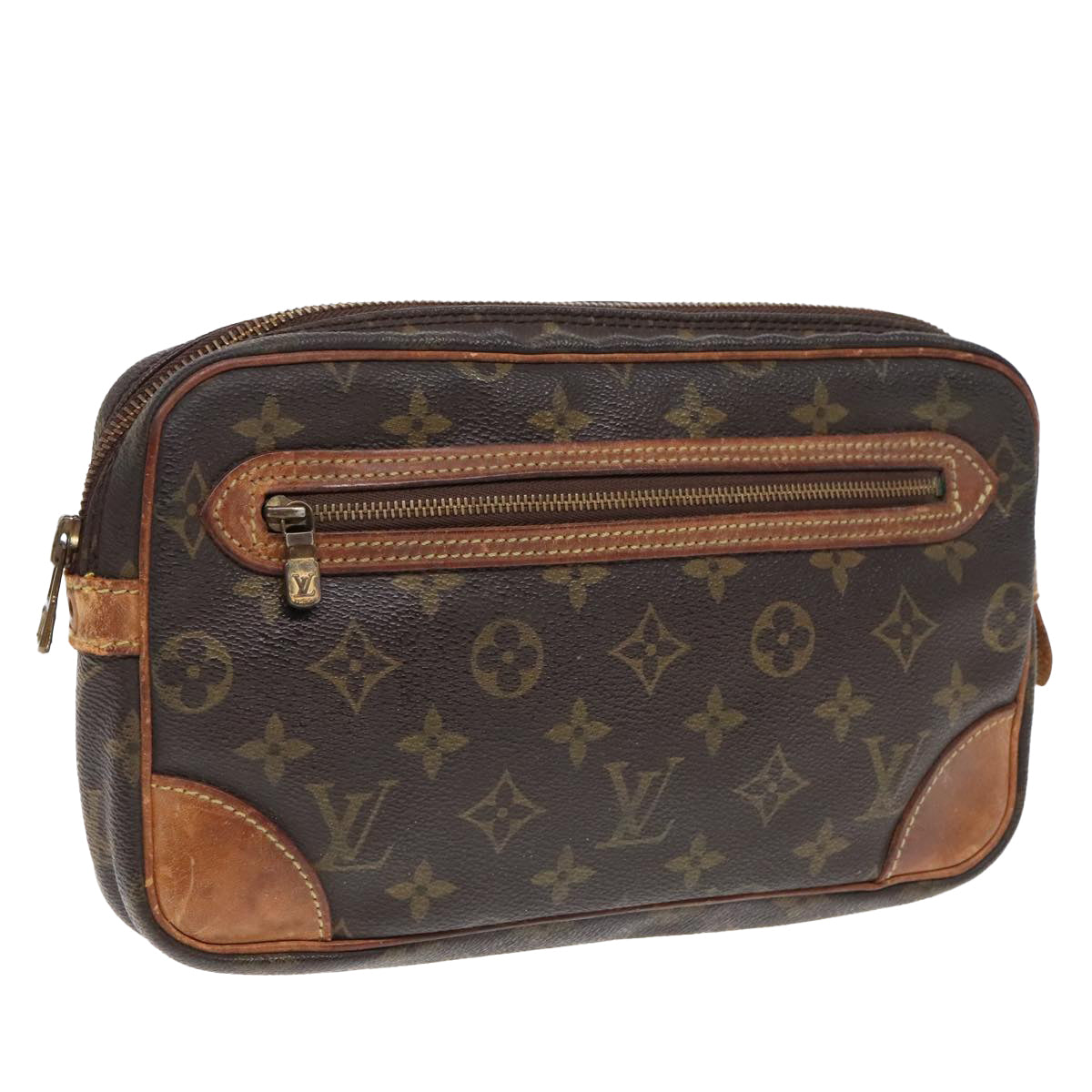 LOUIS VUITTON Monogram Marly Dragonne GM Clutch Bag M51825 LV Auth 92866