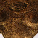 CHANEL Brooch metal Gold CC Auth 92879-12