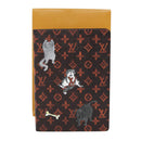 LOUIS VUITTON Catgram Cayenne Clemence Note Cover Orange GI0358 LV Auth 92886-12