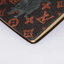 LOUIS VUITTON Catgram Cayenne Clemence Note Cover Orange GI0358 LV Auth 92886-15