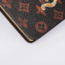 LOUIS VUITTON Catgram Cayenne Clemence Note Cover Orange GI0358 LV Auth 92886-16