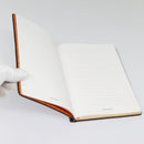 LOUIS VUITTON Catgram Cayenne Clemence Note Cover Orange GI0358 LV Auth 92886-20