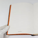 LOUIS VUITTON Catgram Cayenne Clemence Note Cover Orange GI0358 LV Auth 92886-21