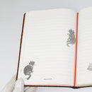 LOUIS VUITTON Catgram Cayenne Clemence Note Cover Orange GI0358 LV Auth 92886-23