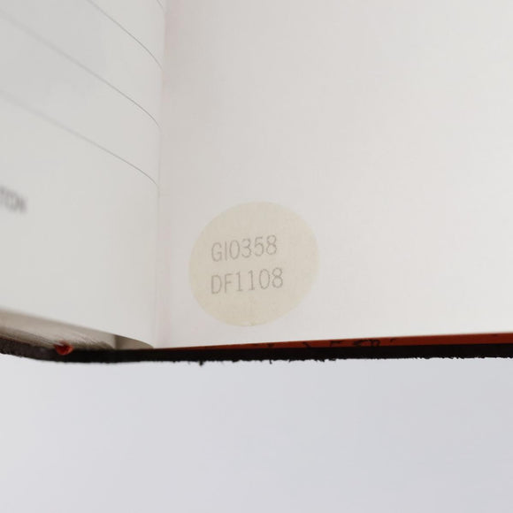 LOUIS VUITTON Catgram Cayenne Clemence Note Cover Orange GI0358 LV Auth 92886