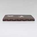 LOUIS VUITTON Catgram Cayenne Clemence Note Cover Orange GI0358 LV Auth 92886-3