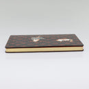LOUIS VUITTON Catgram Cayenne Clemence Note Cover Orange GI0358 LV Auth 92886-4