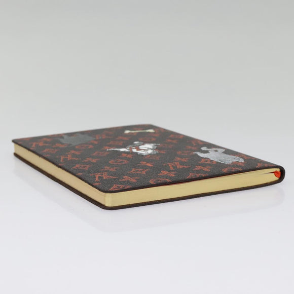 LOUIS VUITTON Catgram Cayenne Clemence Note Cover Orange GI0358 LV Auth 92886