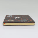 LOUIS VUITTON Catgram Cayenne Clemence Note Cover Orange GI0358 LV Auth 92886-6