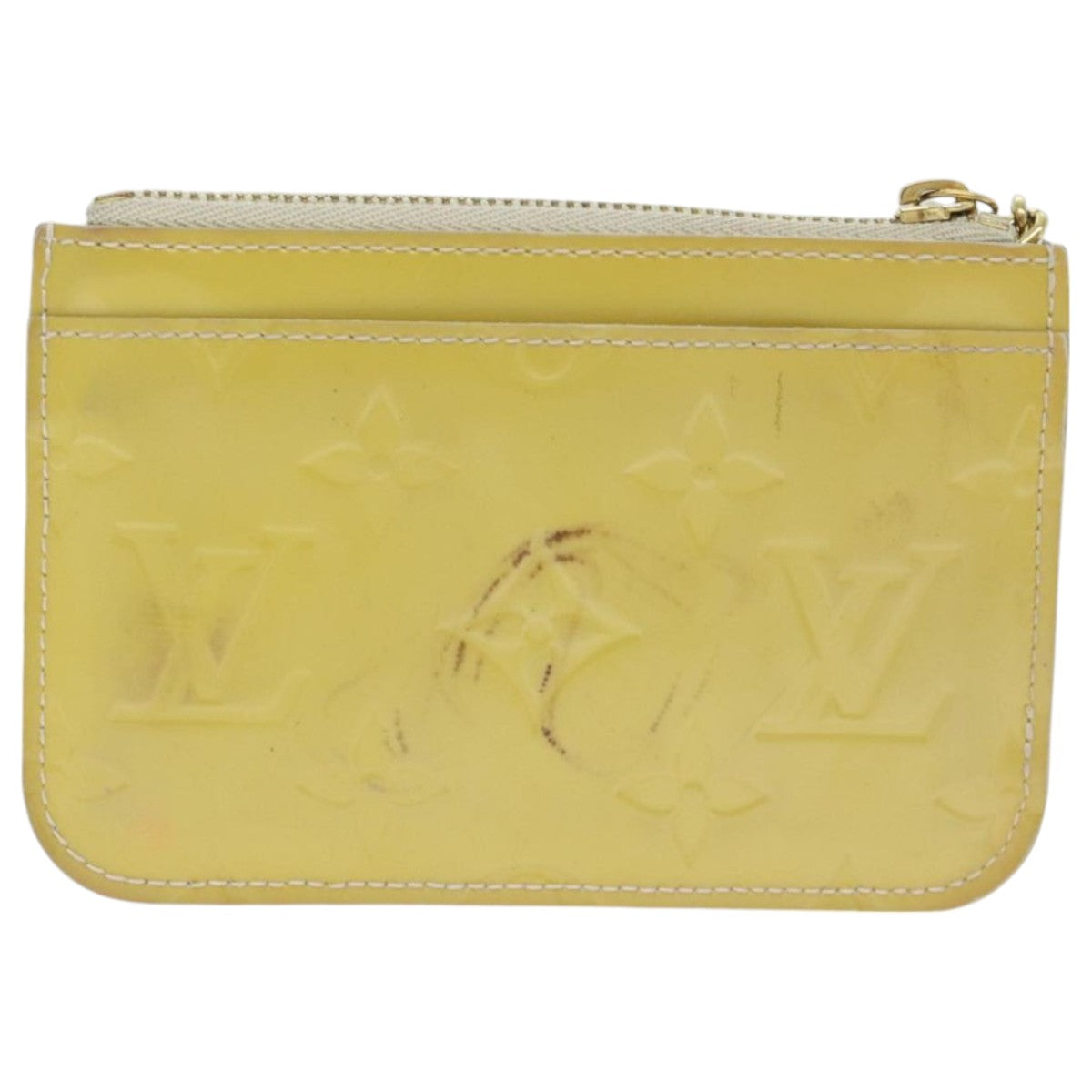 LOUIS VUITTON Vernis Pochette Cles NM Coin Purse Dunne M90215 LV Auth 92890 - 0