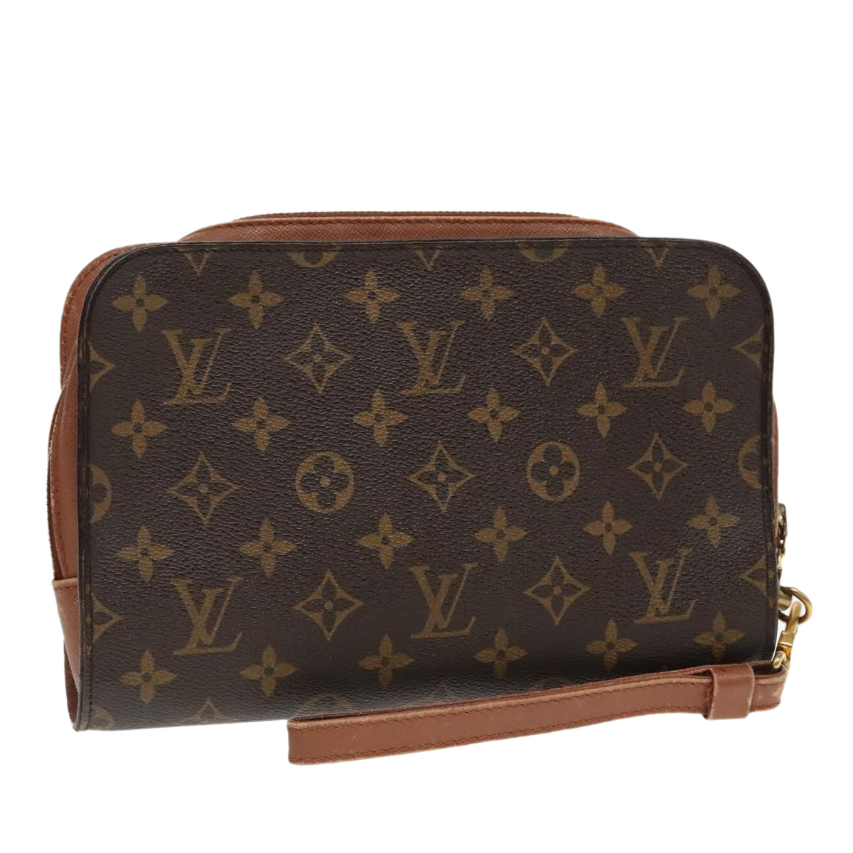 LOUIS VUITTON Monogram Orsay Clutch Bag M51790 LV Auth 92911