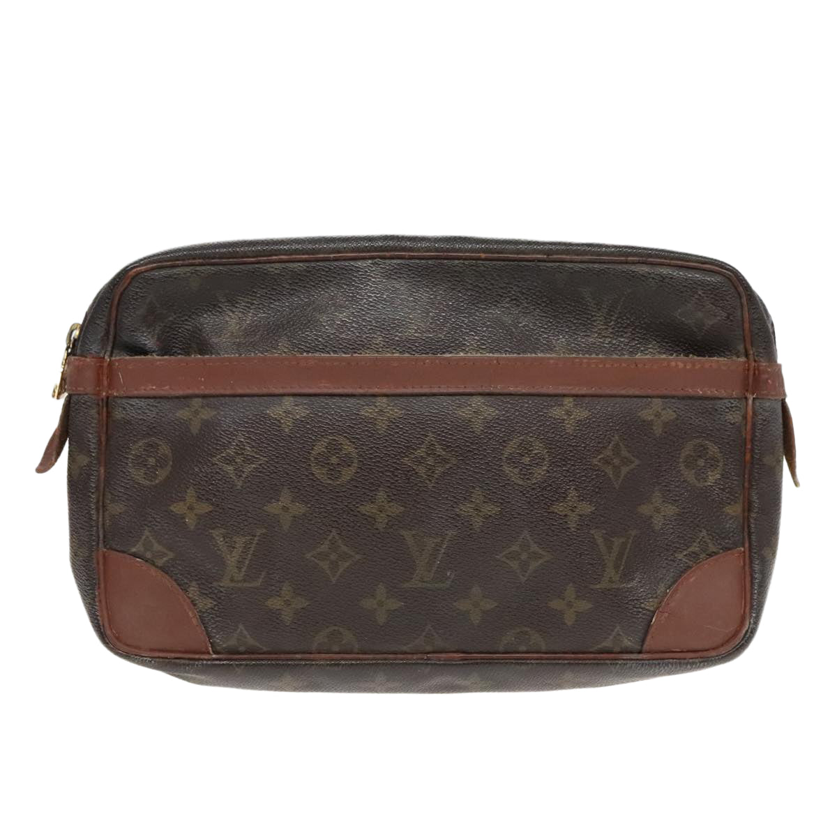 LOUIS VUITTON Monogram Compiegne 28 Clutch Bag M51845 LV Auth 92914 - 0