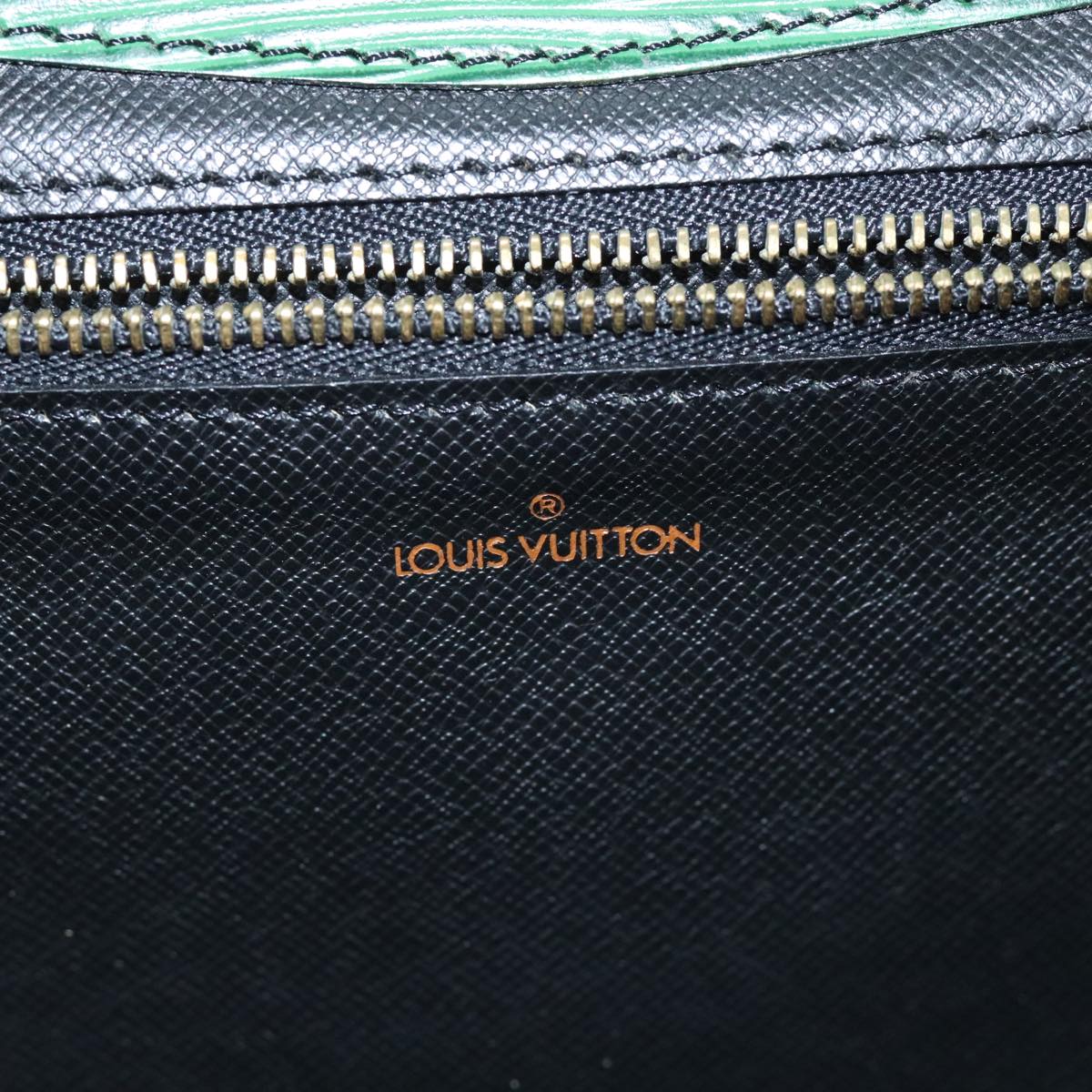 LOUIS VUITTON Epi Montaigne 27 Clutch Bag Green M52654 LV Auth 92924