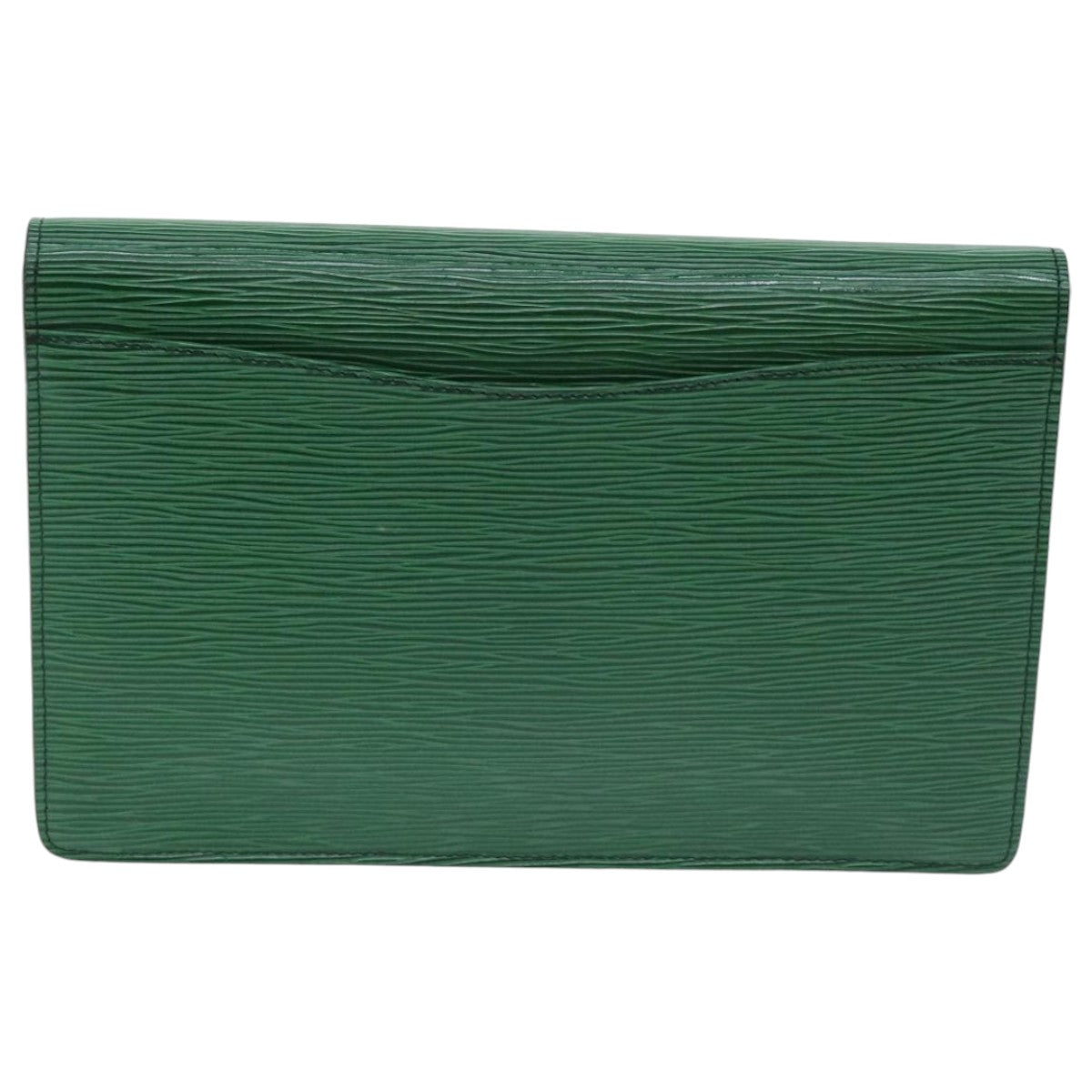 LOUIS VUITTON Epi Montaigne 27 Clutch Bag Green M52654 LV Auth 92924 - 0