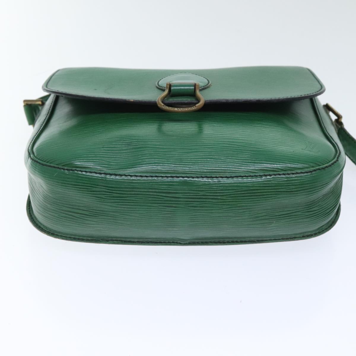 LOUIS VUITTON Epi Saint Cloud GM Shoulder Bag Green M52194 LV Auth 92926